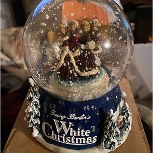 Vintage Avon “White Christmas “ Snow globe